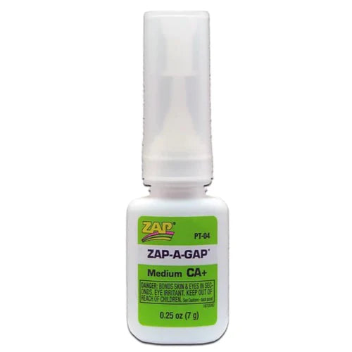 Zap Cyanoacrylic Adhesive Green Medium 7g PT04