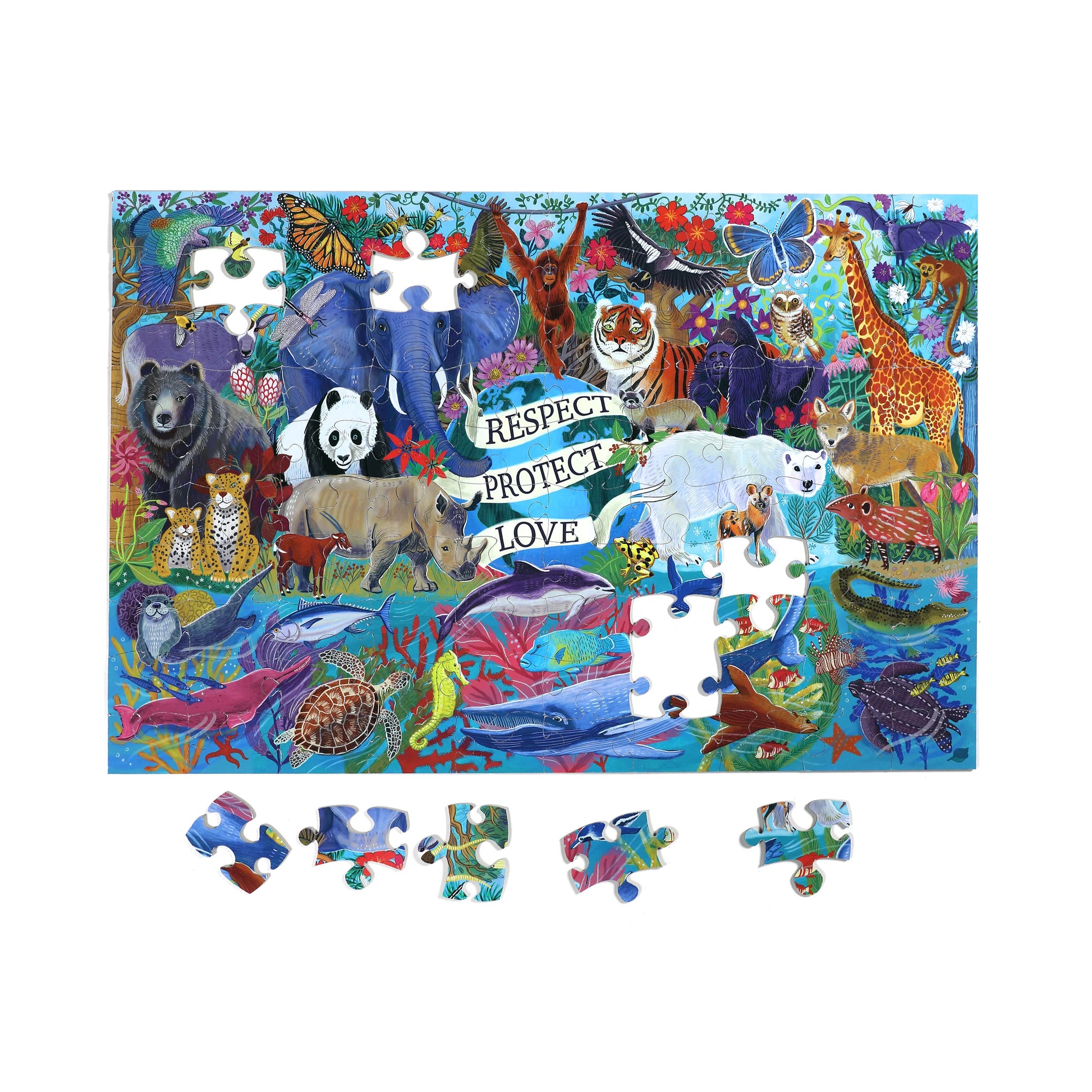 Eeboo Puzzle Planet Earth 100pc