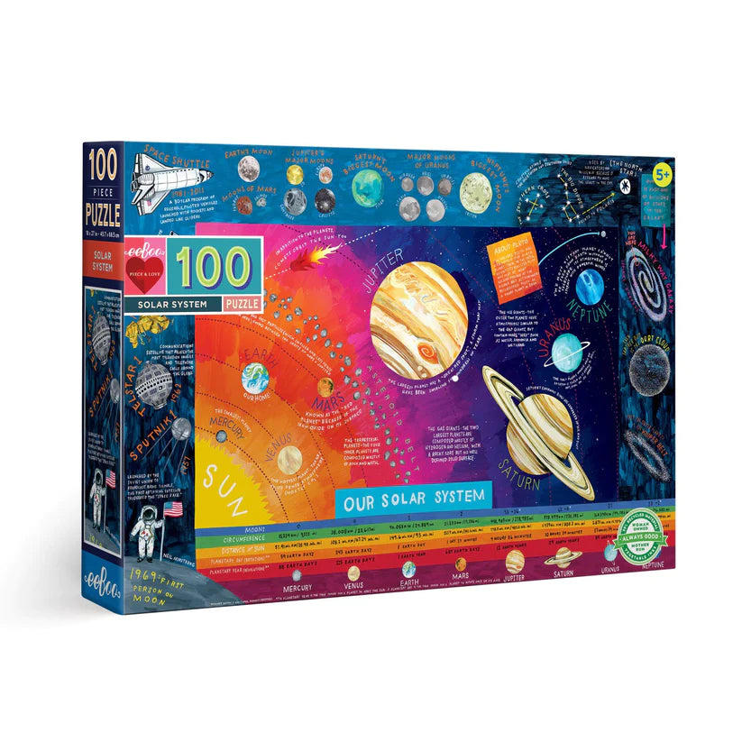 Eeboo Solar System 100 Piece Puzzle
