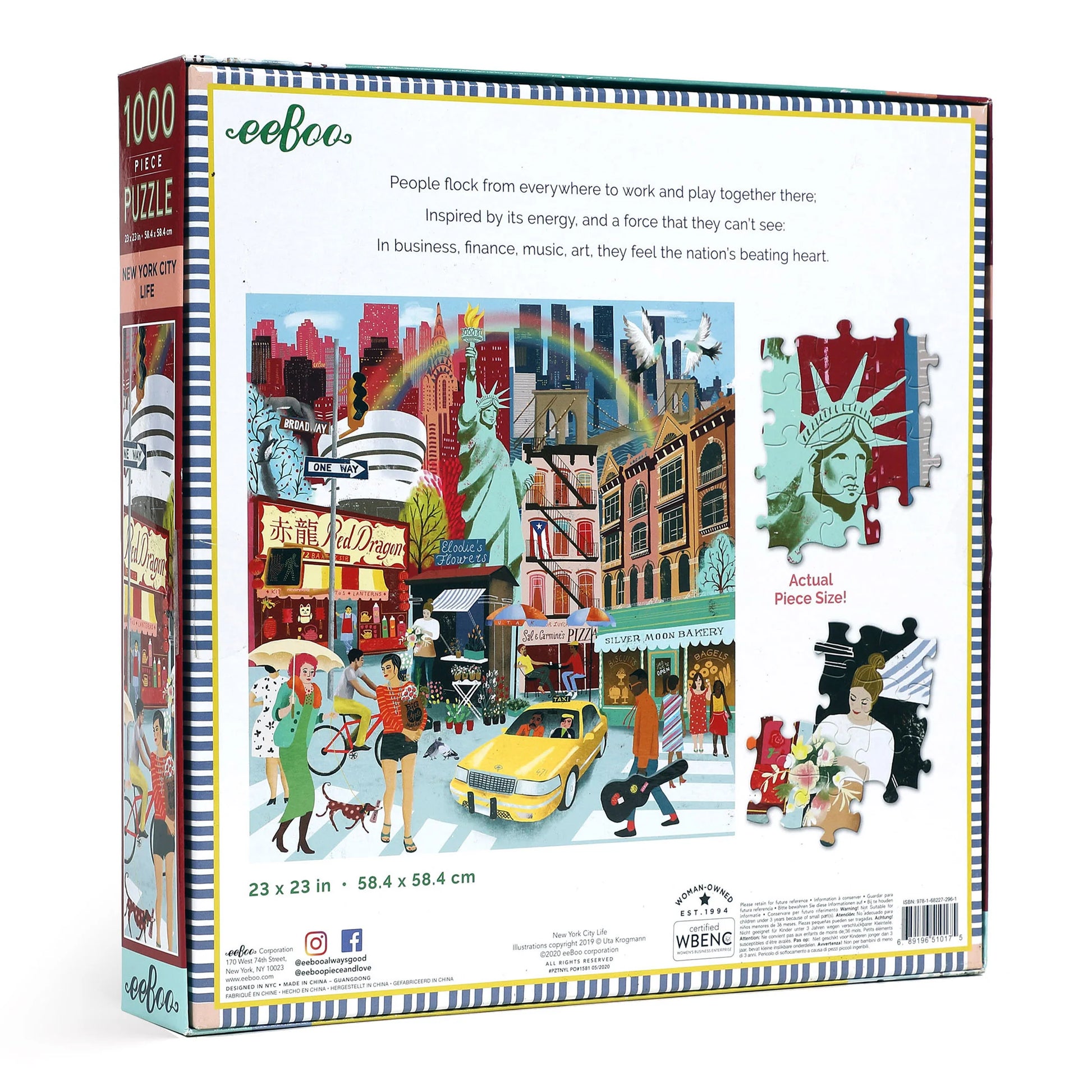 Puzzle Mappa di New York City, 500 Pezzi Puzzle Mappa di New York City, 500 Pezzi