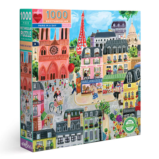 Eeboo Puzzle Paris In A Day 1000pc