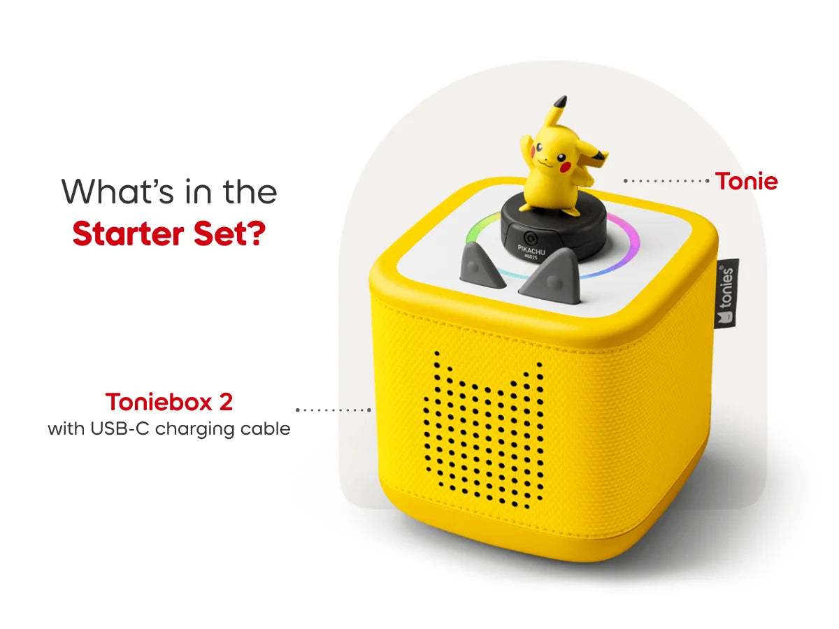 Tonies | Pokemon Pikachu Toniebox 2 Starter Set - Lightning Yellow