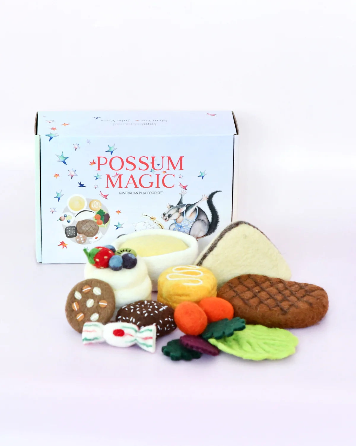 Tara Treasures - Possum Magic Australian Play Food Set (Licensed)