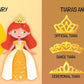 Sassi 3D Puzzle and Book Set - The Princesses