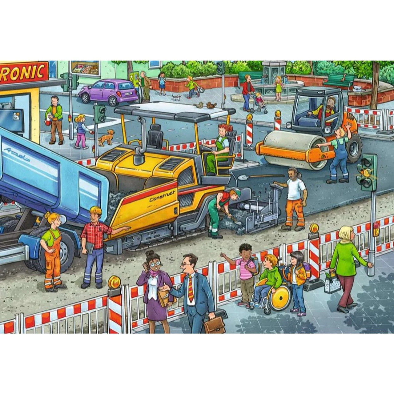 Ravensburger Road Works 2x12pc Puzzle