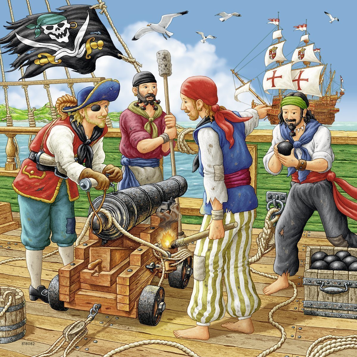 Ravensburger Adventure on the High Seas 3x49pc