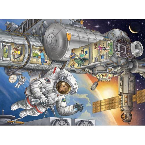 Ravensburger Puzzle On The Space Station 100pc XXL