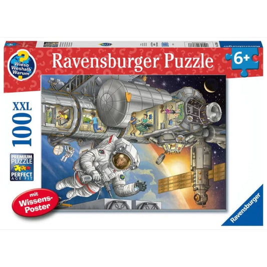Ravensburger Puzzle On The Space Station 100pc XXL
