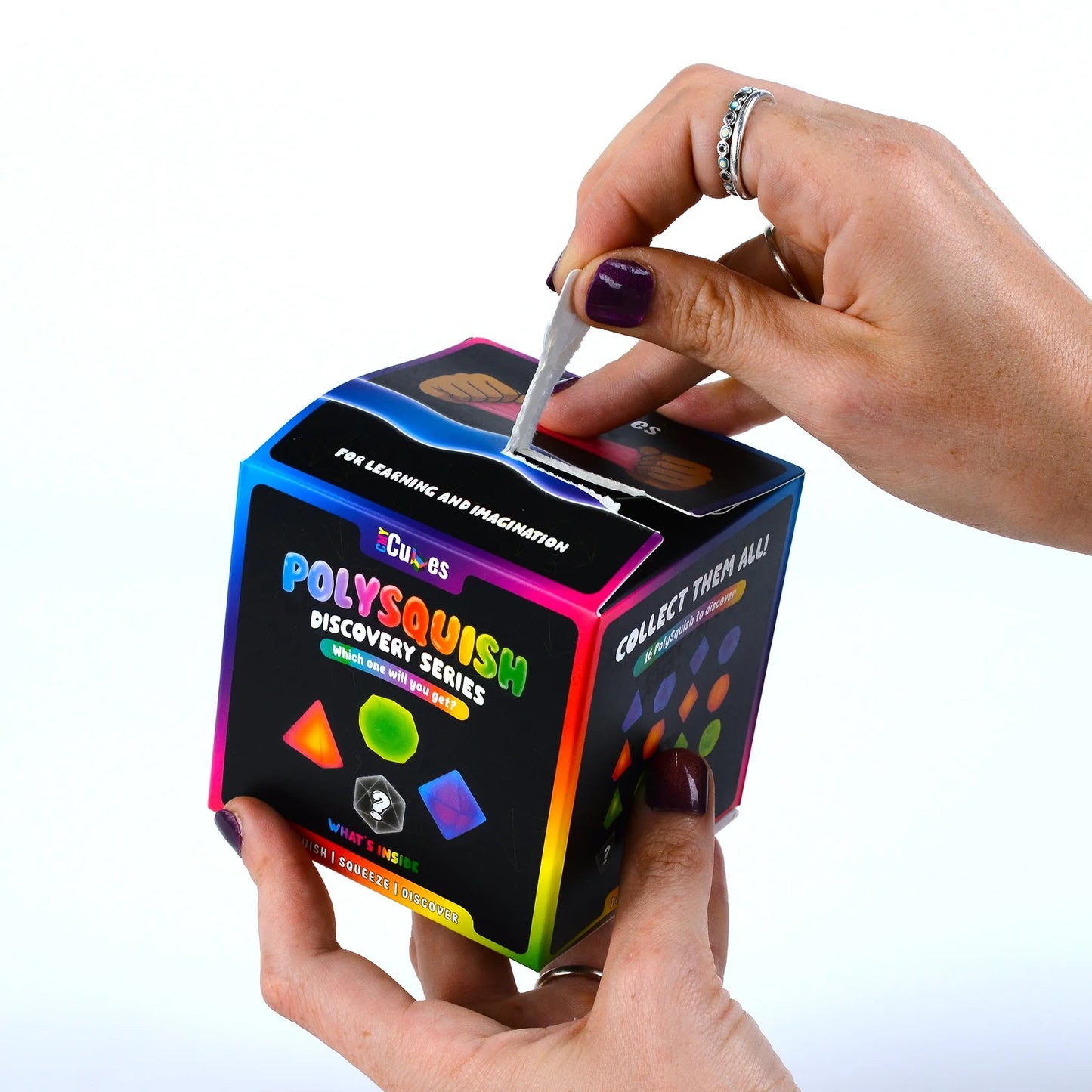 CMY Cubes - PolySquish Discovery Series #1 | Blind Box Squishy Cube