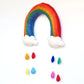 Tara Treasures - Nursery Cot Mobile | Rainbow with Raindrops