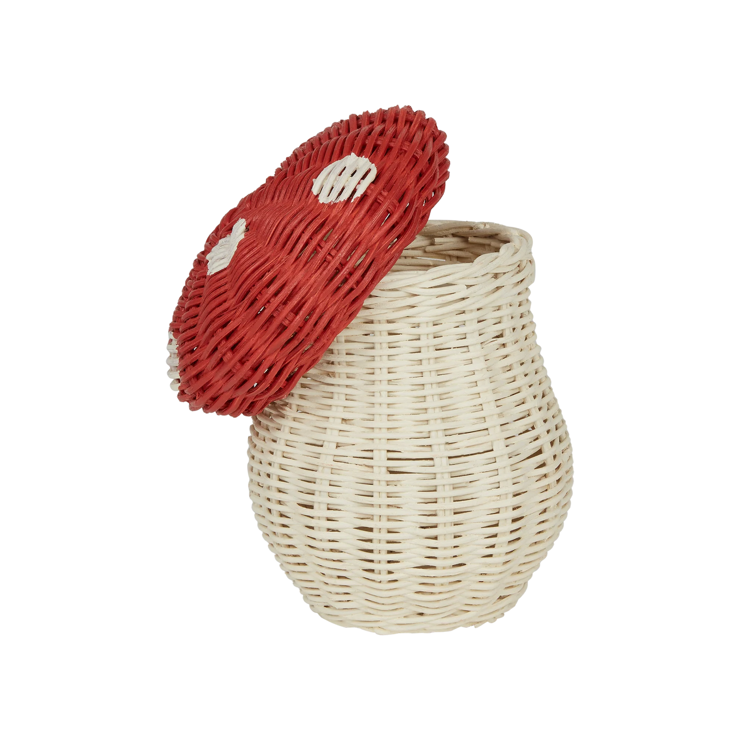 Olli Ella - Rattan Porcini Basket - Red