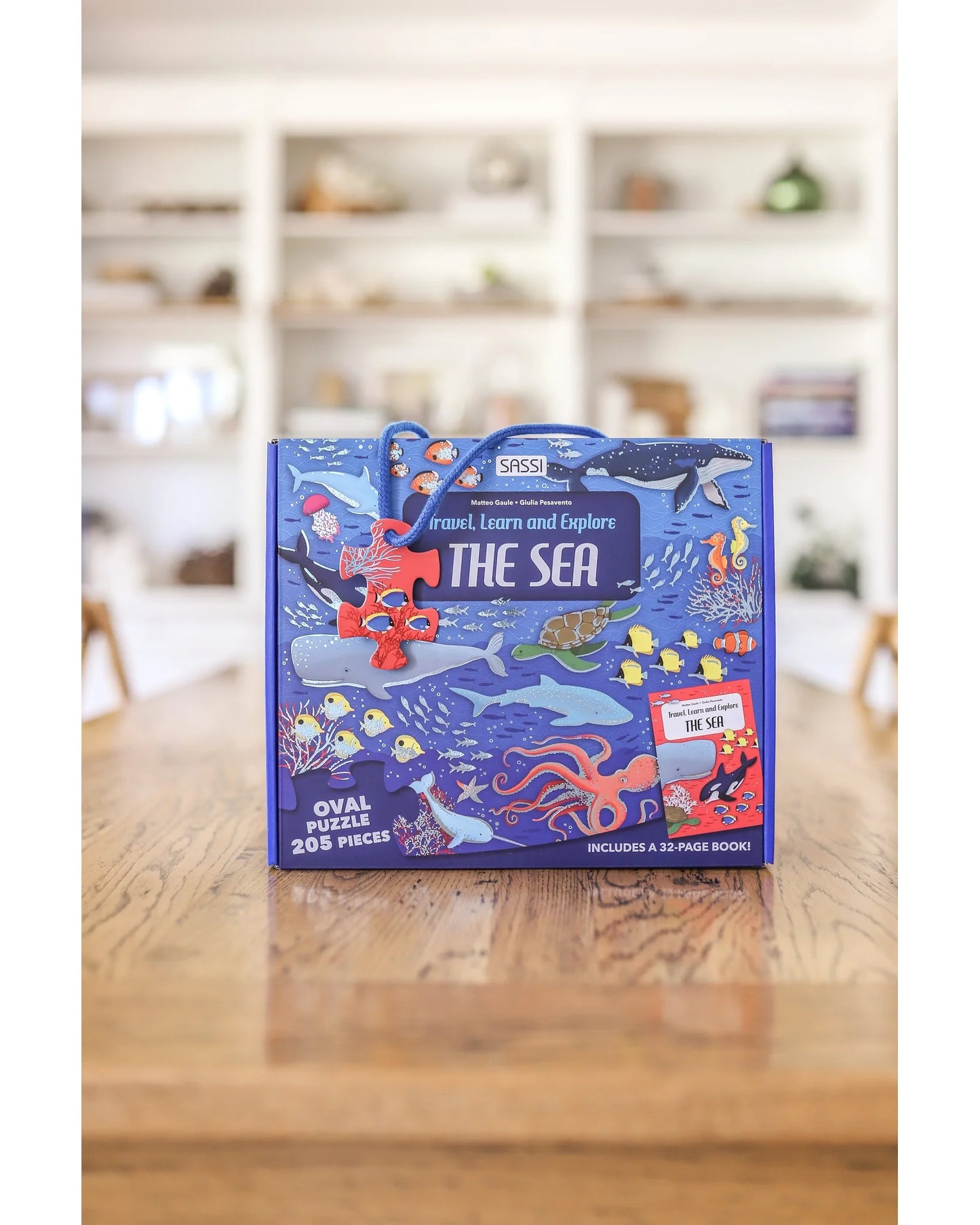 Sassi Travel, Learn and Explore - Puzzle and Book Set - The Sea
