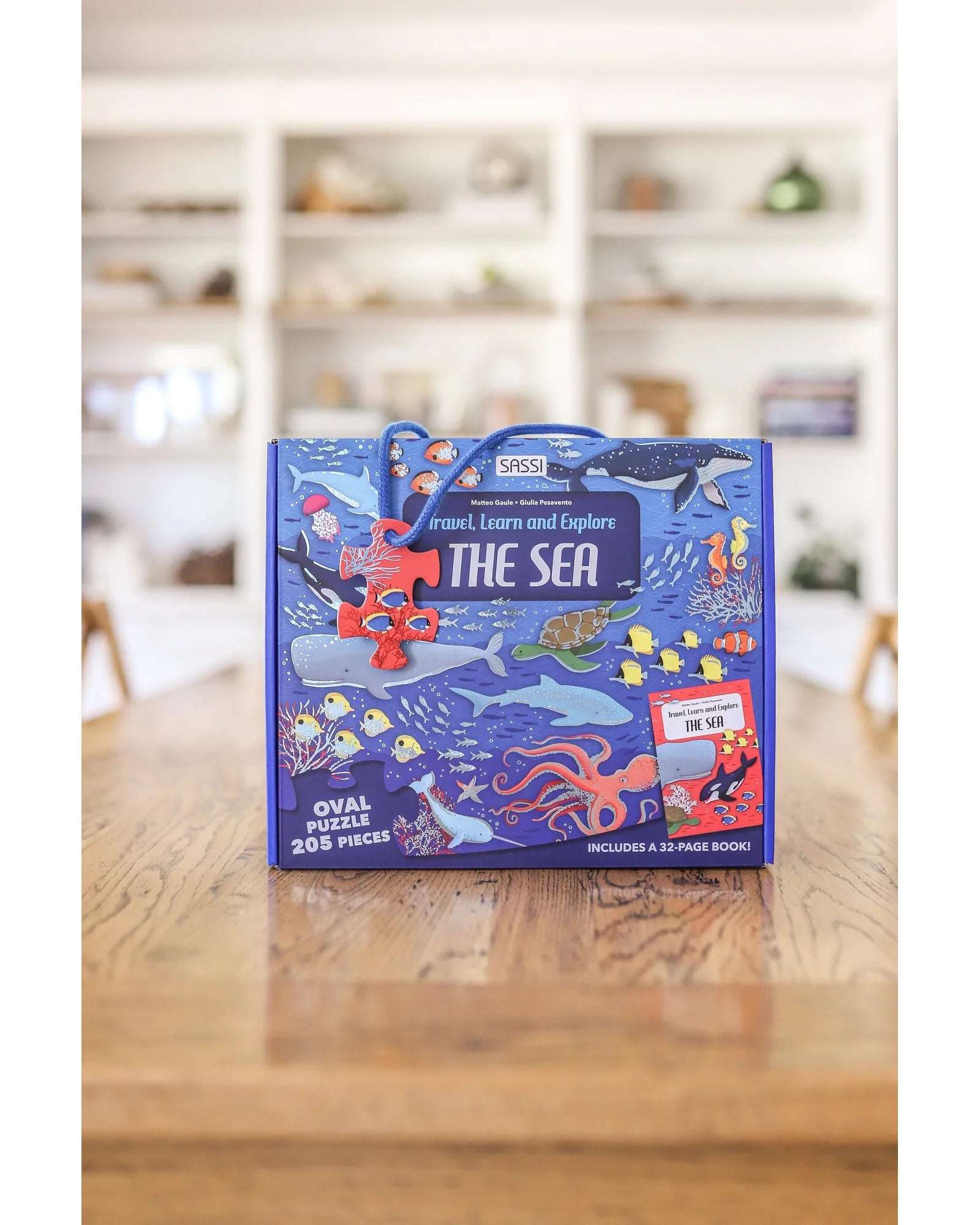 Sassi Travel, Learn and Explore - Puzzle and Book Set - The Sea