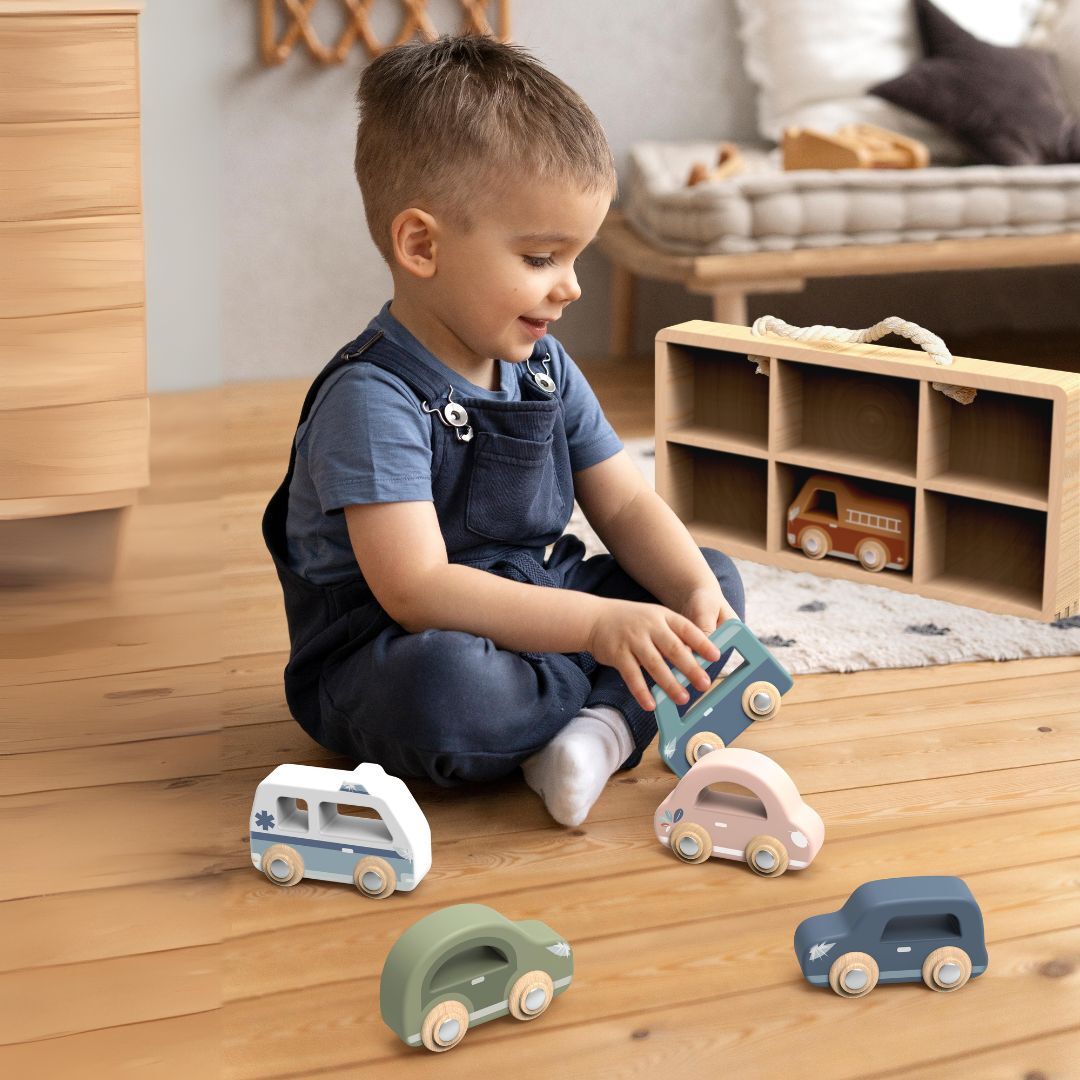 Speedy Monkey - Car Display Case (incl. 6 Vehicles)