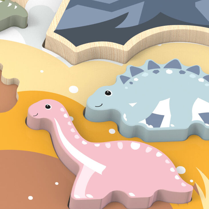 Speedy Monkey - Dinosaur Chunky Puzzle