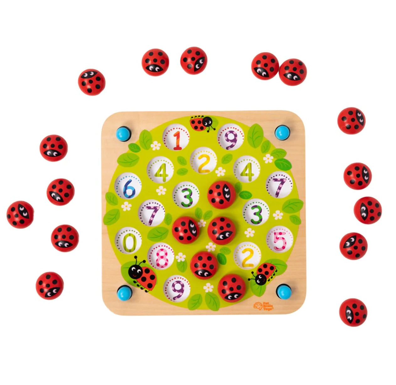 Fat Brain Toys Ladybug's Garden Memory Game