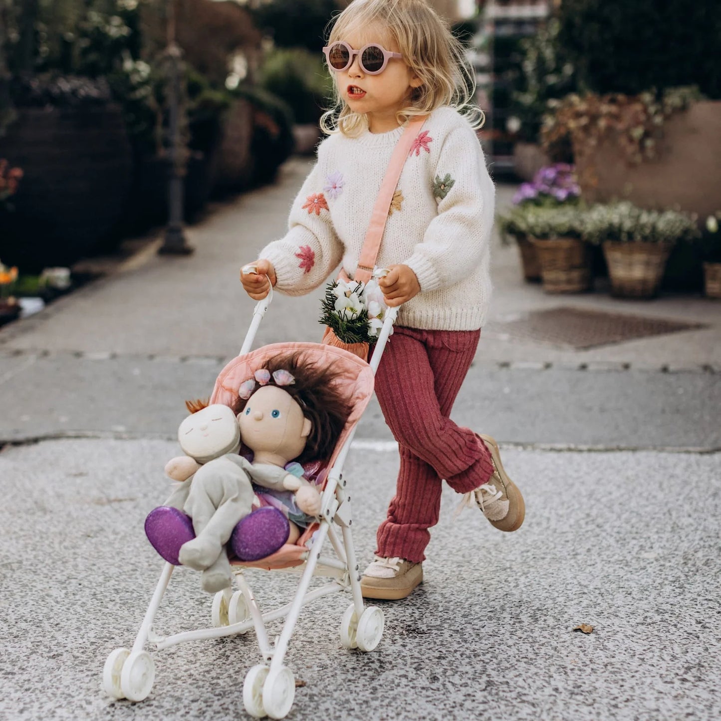 Olli Ella - Sollie Stroller - Rose