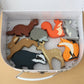 Tender Leaf Badger Wooden Animal