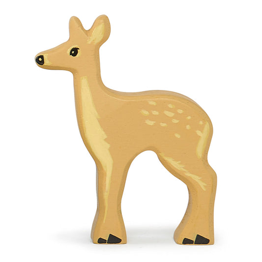 Tender Leaf Fallow Deer Wooden Animal