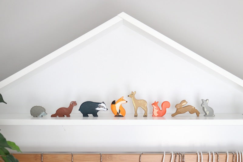Tender Leaf Fallow Deer Wooden Animal