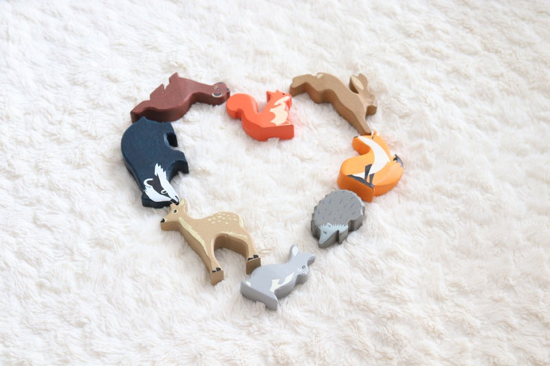 Tender Leaf Fallow Deer Wooden Animal
