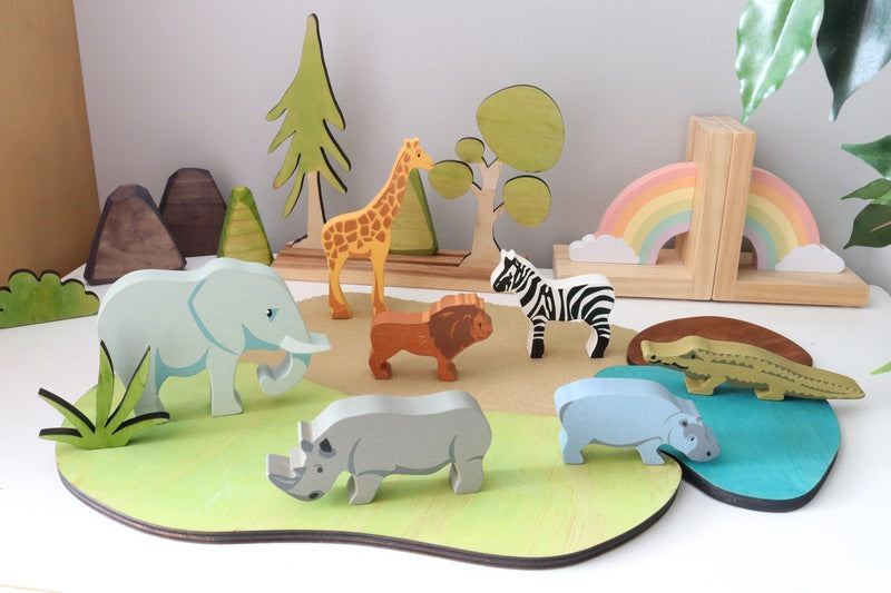 Tender Leaf Antelope Wooden Animal