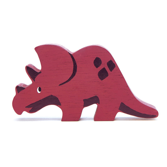 Tender Leaf Triceratops Wooden Dinosaur