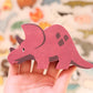 Tender Leaf Triceratops Wooden Dinosaur