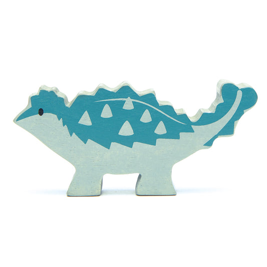 Tender Leaf Ankylosaurus Wooden Dinosaur