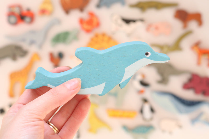 Tender Leaf Dolphin Wooden Animal