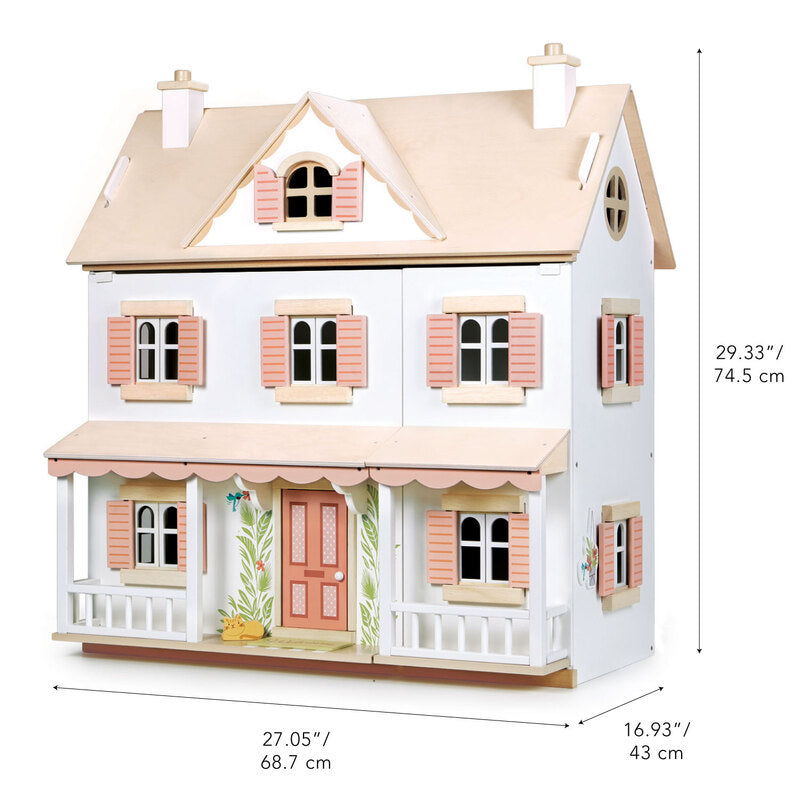 Tender Leaf Humming Bird Wooden Doll House