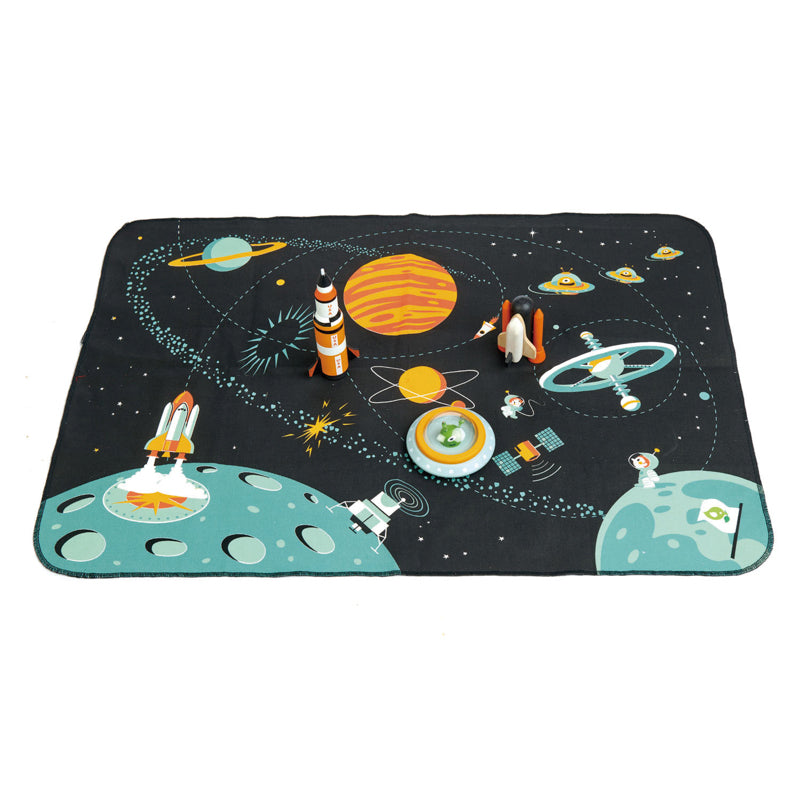 Tender Leaf Space Adventure Galaxy Playmat