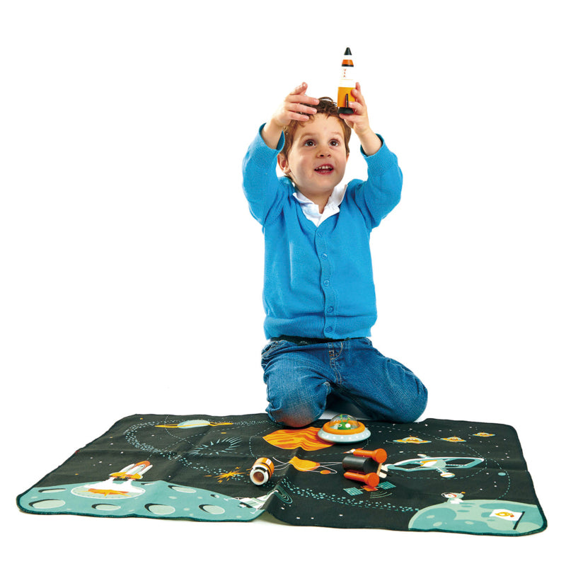 Tender Leaf Space Adventure Galaxy Playmat