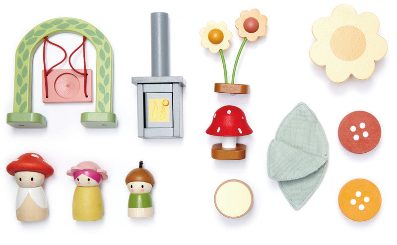 Tender Leaf Wooden Merrywood Rosewood Cottage