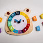 Tender Leaf Bear Colours Clock