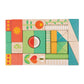 Tender Leaf Toys Walker Wagon with Coloured Blocks Wooden