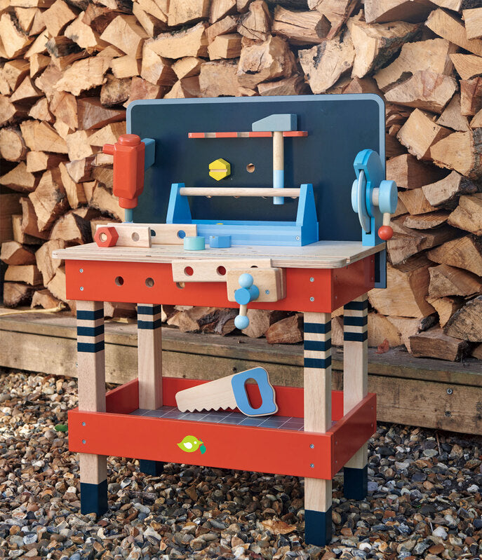 Tender Leaf Wooden Tool Bench