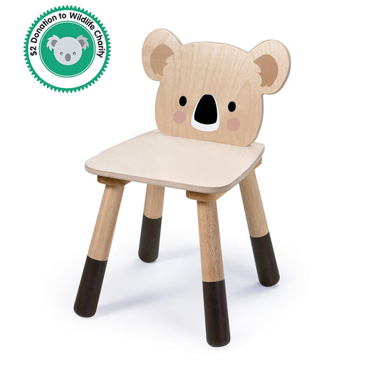 Tender Leaf Forest Koala Wooden Chair