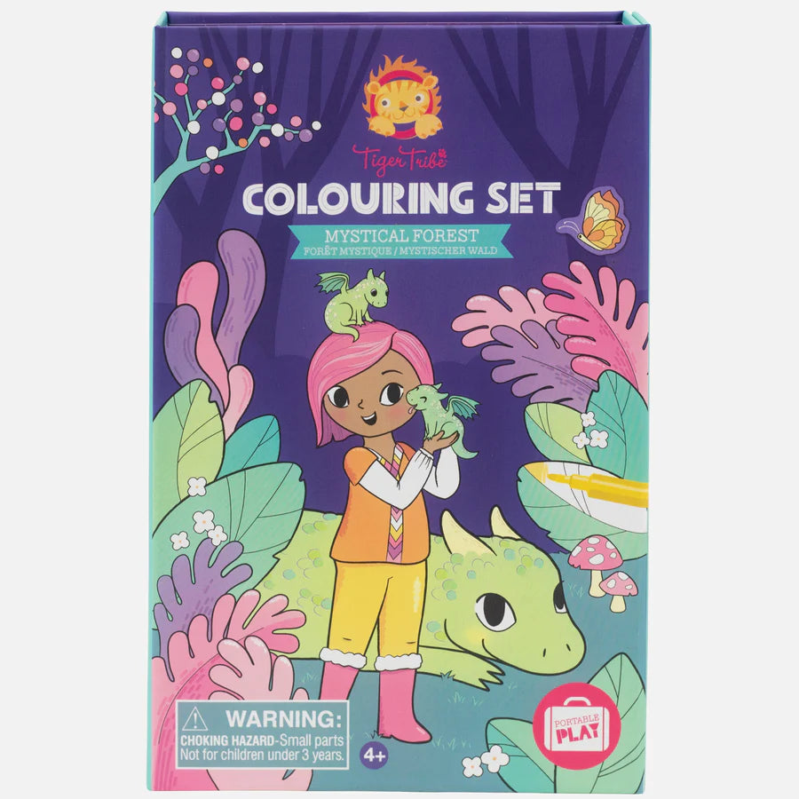 Tiger Tribe Colouring Set - Mystical Forest