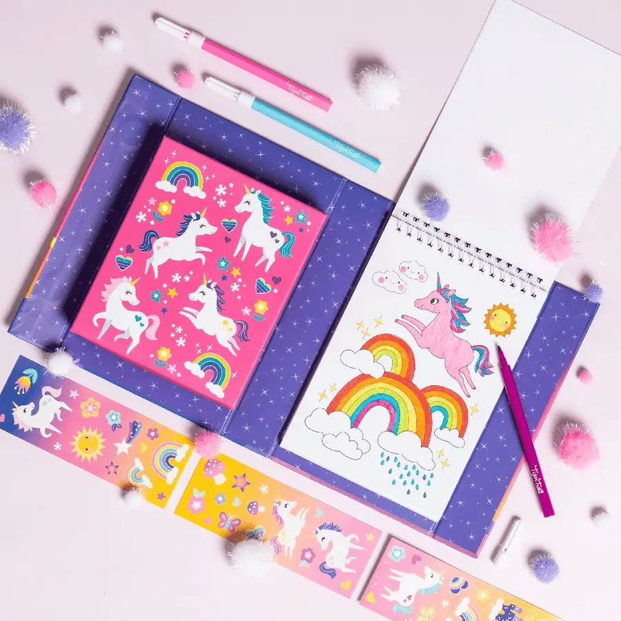 Tiger Tribe Colouring Set - Unicorn Magic