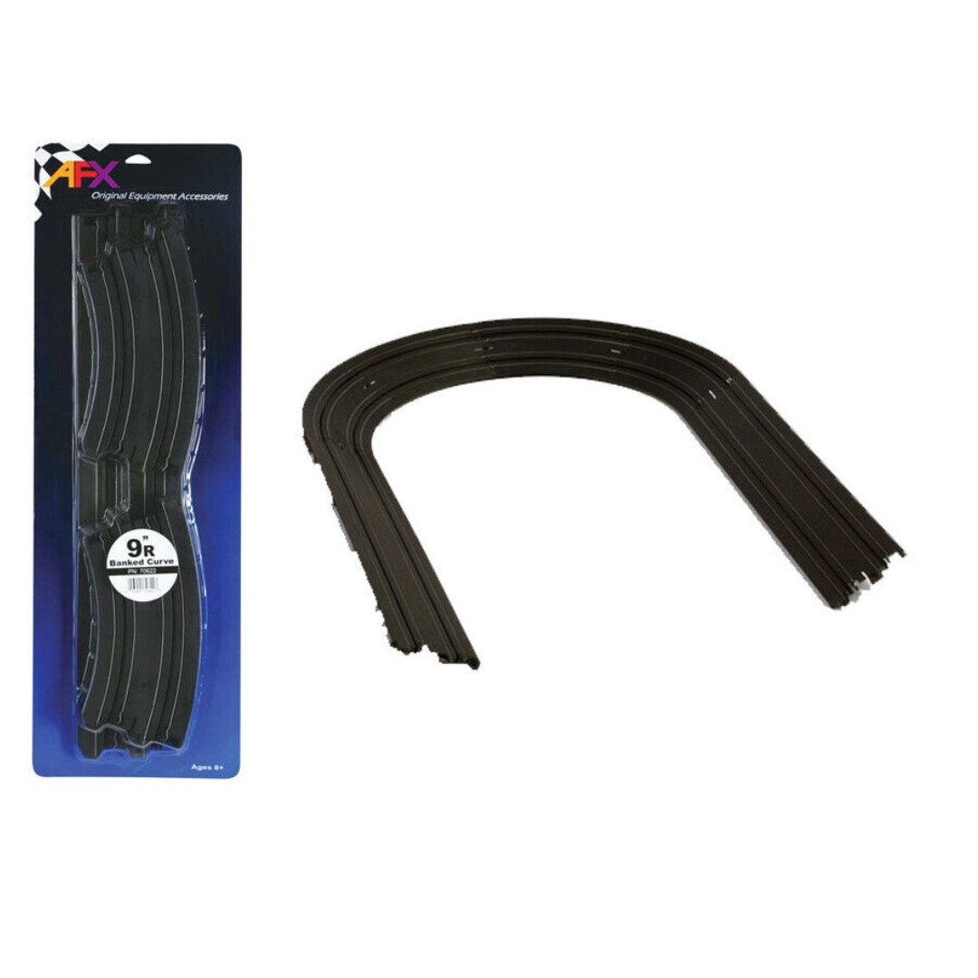 AFX 9' 1/4R Banked Curve Set 70622