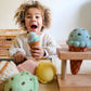 Tara Treasures - Felt Ice Cream Set - Waffle Cones and 9 Ice Cream Scoops