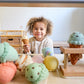Tara Treasures - Felt Ice Cream Set - Waffle Cones and 9 Ice Cream Scoops