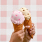 Tara Treasures - Felt Ice Cream Set - Waffle Cones and 9 Ice Cream Scoops