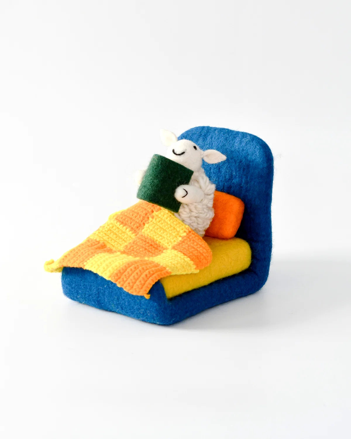 Tara Treasures - Where Is The Green Sheep? Bed Sheep Play Set