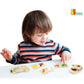 Viga Puzzle Pairs Animal Feeding 24pc Wooden