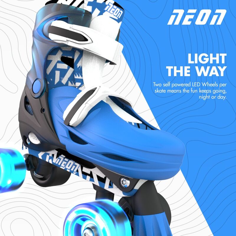 Yvolution - Neon Combo Skates Blue