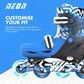 Yvolution - Neon Combo Skates Blue
