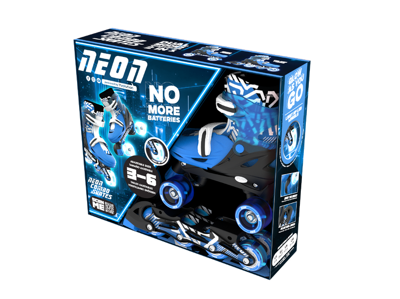 Yvolution - Neon Combo Skates Blue