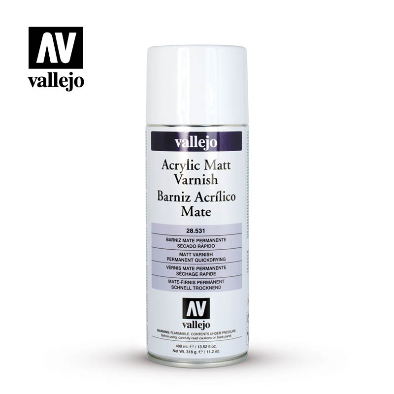 Vallejo Acrylic Matt Varnish Spray 400mL 28531